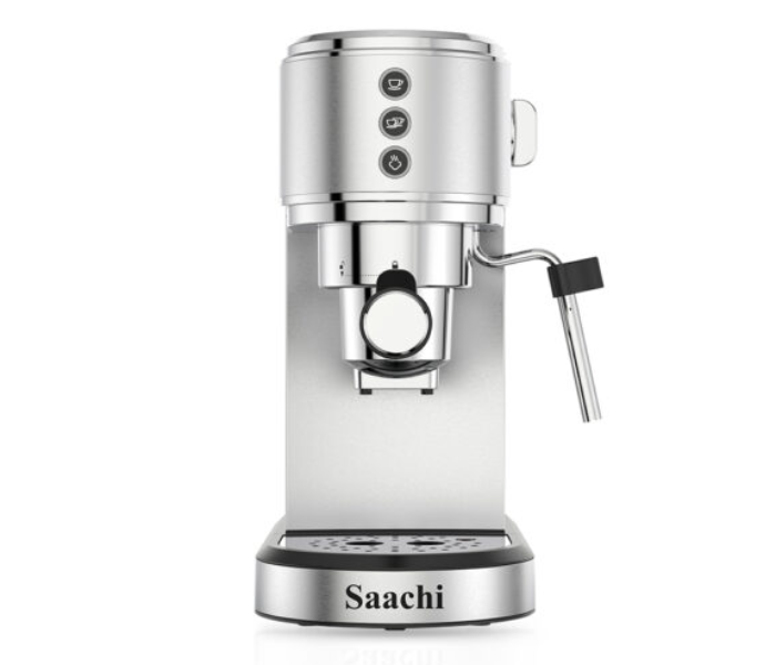 Saachi COF7064 3 In 1 Coffee Maker With 20 Bar Italian ULKA Pump - Silver - Zoom Image 2