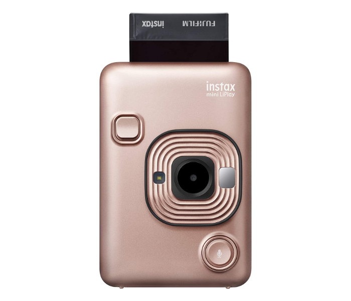 Fujifilm Instax Mini LiPlay Hybrid Instant Camera - Blush Gold - Zoom Image 2