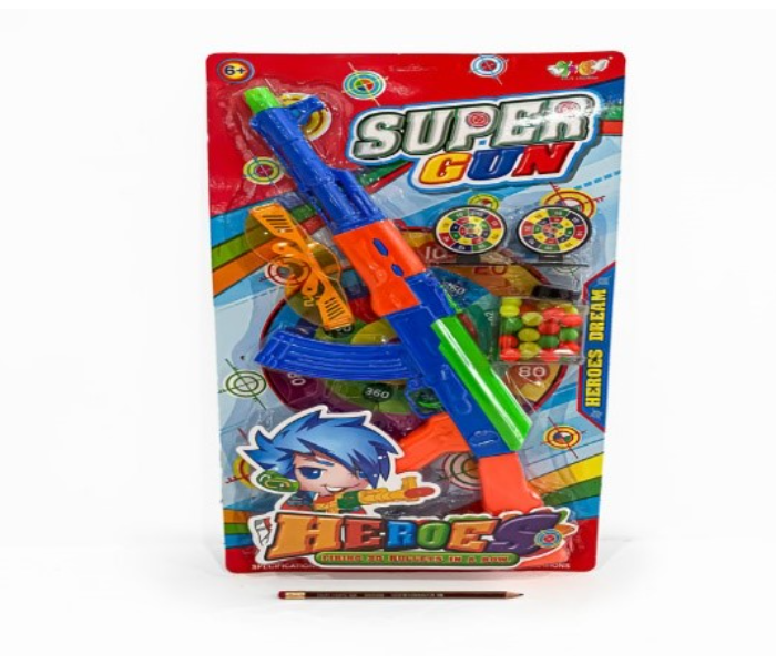 Reetoys 108-42 Super Gun Heroes Set Card Activity Toy for Kids - Zoom Image