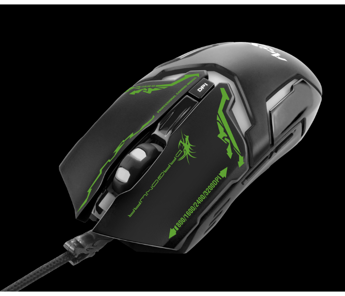 Dragon War G10 Gaming Mouse Ares 3200 DPI - Black - Zoom Image 2