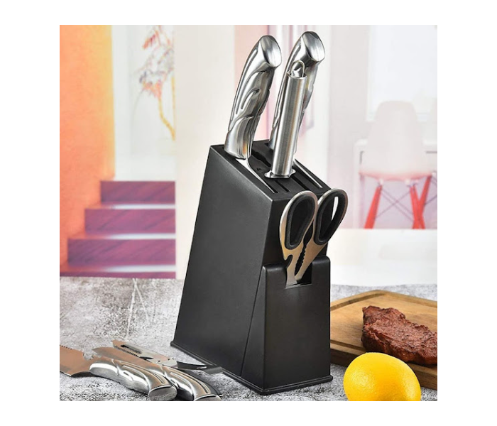 GTC Waterproof Plastic Kitchen Knife Holder - Black - Zoom Image 2