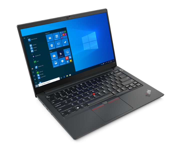 Lenovo 20TA000LAD ThinkPad E14 14 Inch FHD Intel Core i5-1135G7 Processor 8GB DDR4 RAM 512GB SSD Integrated Intel Iris Xe Graphics DOS - Black - Zoom Image 2