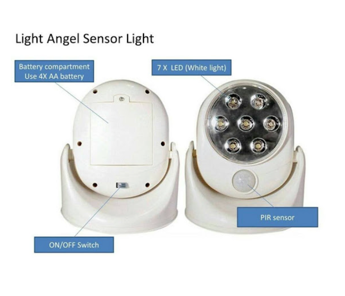 GTC Motion Sensor Light Wireless LED Light - White - Zoom Image 6