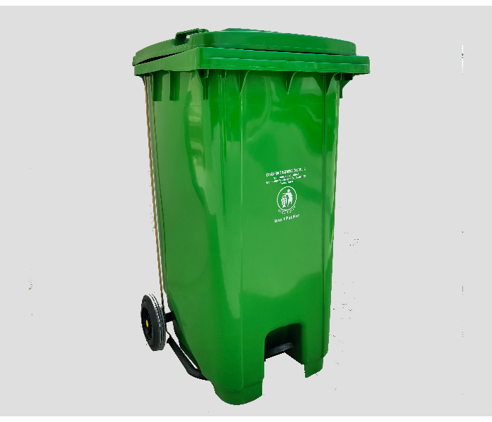 31 Waste Bin 240 Litre With Pedal - Green - Zoom Image