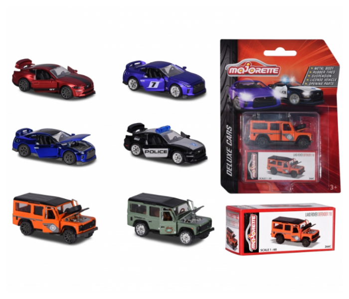 Majorette 212053152 Deluxe Cars - Black - Zoom Image 2