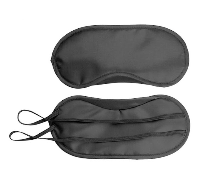 GTC (Pack Of 3 Pcs) Sleeping Blindfold Sleep Mask For Women and Men - Black - Zoom Image 5