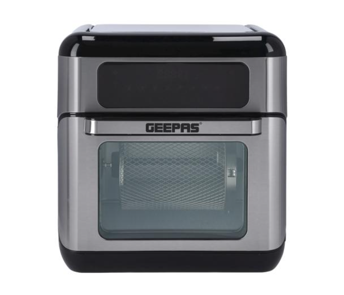 Geepas GAF37518 1500 Watts 9 In 1 10 Litre Air Fryer Oven - Black and Silver - Zoom Image 1