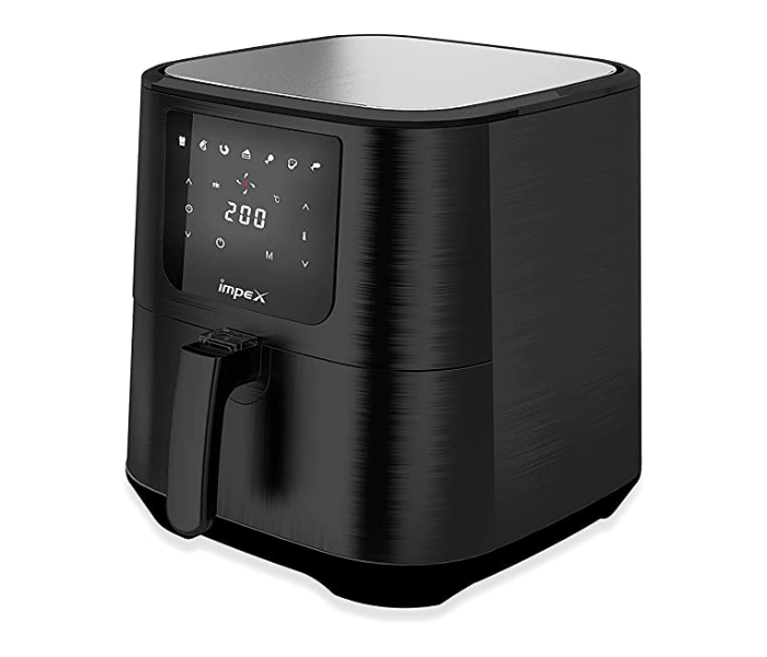 Impex AF 4303 5.5 Litre 1800Watts Stainless Steel Top Digital Air Fryer - Black - Zoom Image 1