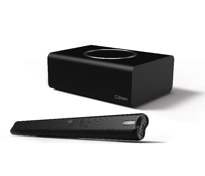 Clikon CK855 Beam Series Soundbar 2.0 Wireless Bluetooth Speaker - Black - Zoom Image 1