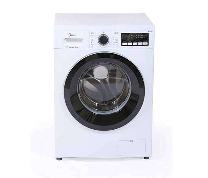 Midea MFG100B 10Kg Front Load Led Display Washing Machine - White - Zoom Image 1