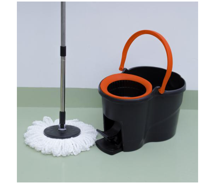 Royalford RF10105 16Litre Turbo Spin Mop with Foot Pedal - Black and Red - Zoom Image 5