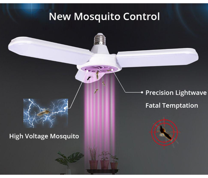 Led 17237 45 Watts Mosquito Killer Lamp E27 - White - Zoom Image 2