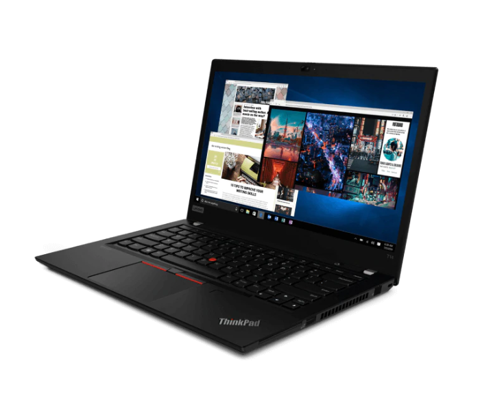 Lenovo 20S0S3BH00 ThinkPad T14 Gen1 14 Inch FHD Intel Core i5-10310U Processor 8GB DDR4 RAM 512GB SSD Integrated Intel UHD Graphics Windows 10 Pro 64 - Black - Zoom Image 3