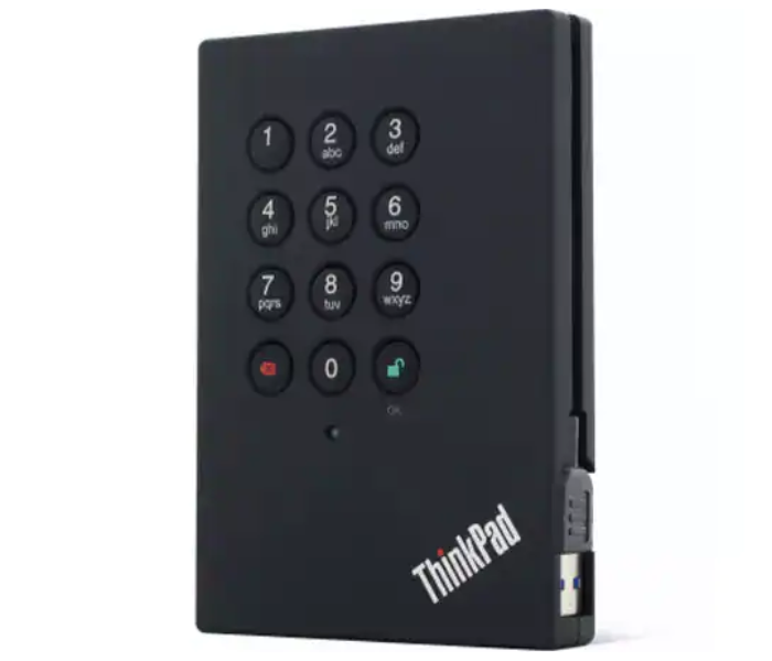 Lenovo 0A65621 ThinkPad USB 3.0 Portable Secure 1 TB Hard Drive - Zoom Image 1