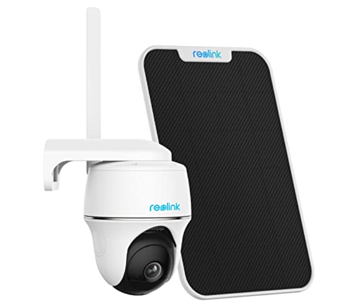 Reolink GO PT PLUS 4G WITH SOLAR 4MP Wire-Free Wifi Home Security Camera With Solar Panel - Black and White - Zoom Image 2