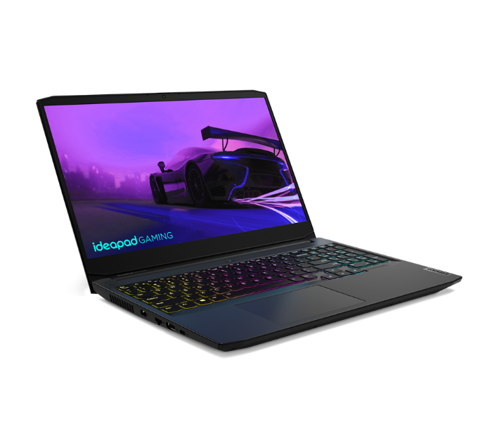 Lenovo IdeaPad Gaming 3 15IHU6 15.6 Inch Intel Core i5 8GB RAM 256GB SSD 4GB GTX 1650 Graphics Windows 11 - Shadow Black  - Zoom Image 1