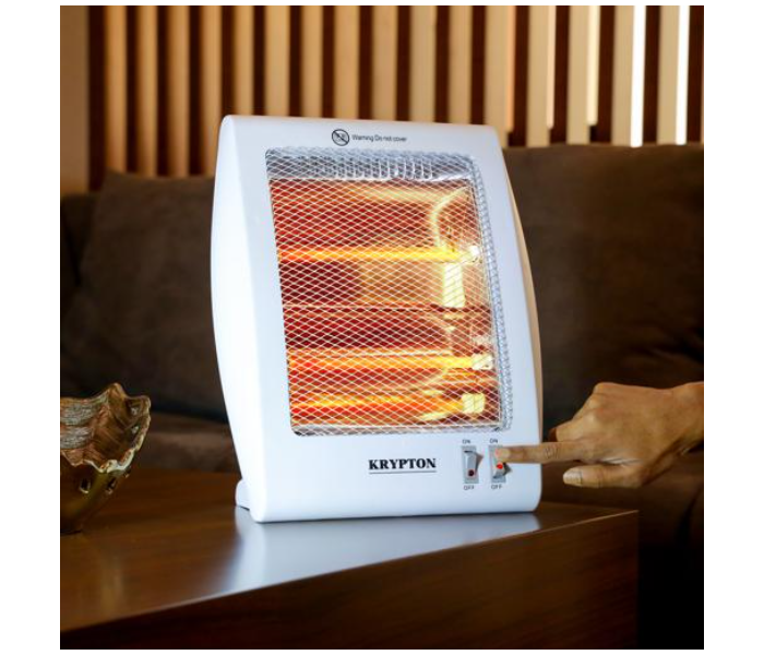 Krypton KNQH6365 800 Watts Quartz Heater - White - Zoom Image 3