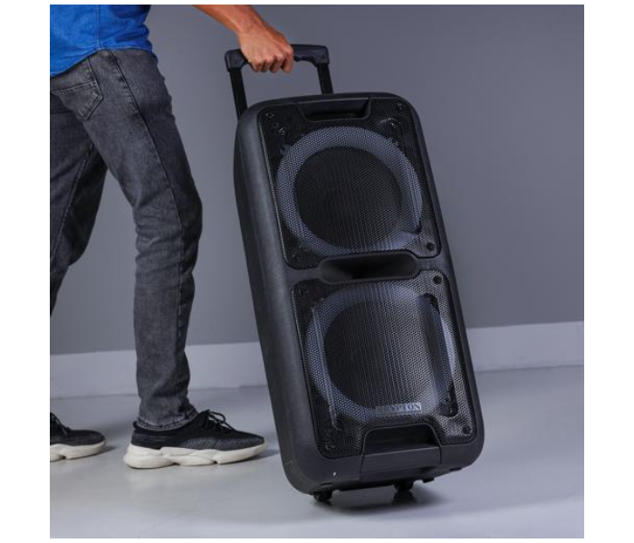 Krypton KNMS5201 Portable and Rechargeable Professional Speaker - Black - Zoom Image 4