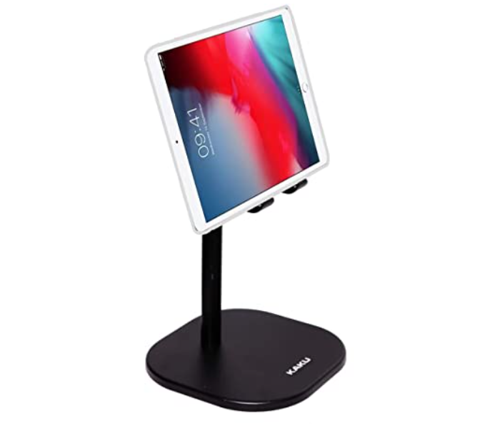 Kakusiga KSC-575 Metal Adjustable Holder Stand for 4 Inch to 11 Inch Tablets - Black - Zoom Image 1