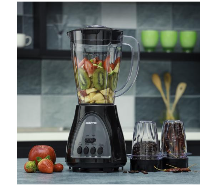 Geepas GSB44034 1.5 Litre 400 Watts 3-in-1 Blender - Black - Zoom Image 2