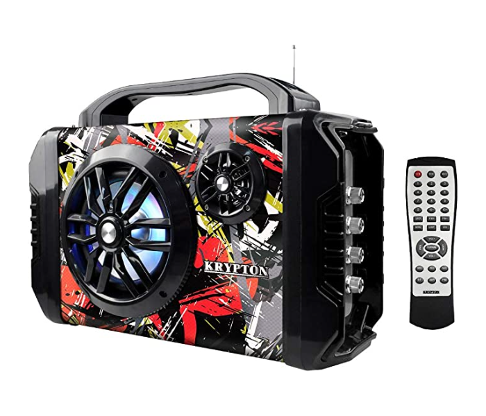 Krypton KNMS5133 Portable Bluetooth Speaker - Black - Zoom Image