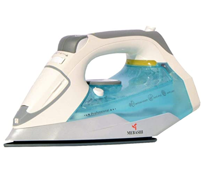 Mebashi ME-SIR5002 2000 Watts 250ml Steam Iron - White and Blue - Zoom Image