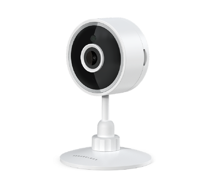 Powerology PSHCFWH CCTV Camera Wi-Fi Smart Home Camera - White - Zoom Image 1