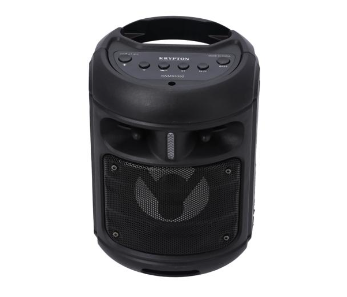 Krypton KNMS5392 1200mAh Portable Rechargeable Speaker with Wireless Mic - Black - Zoom Image 5