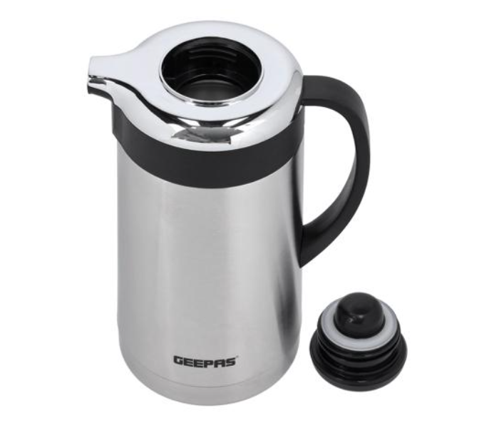 Geepas GVF27015 1 Litre Stainless Steel Vacuum Flask - Silver and Black - Zoom Image 6