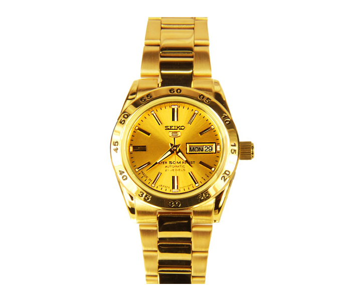 Seiko SYMG44J1Q Stainless Steel Analog Watch for Women - Gold - Zoom Image 1