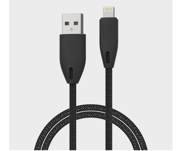 Powerology PCAB003-BK iPhone Charging Cable - Black - Zoom Image 1