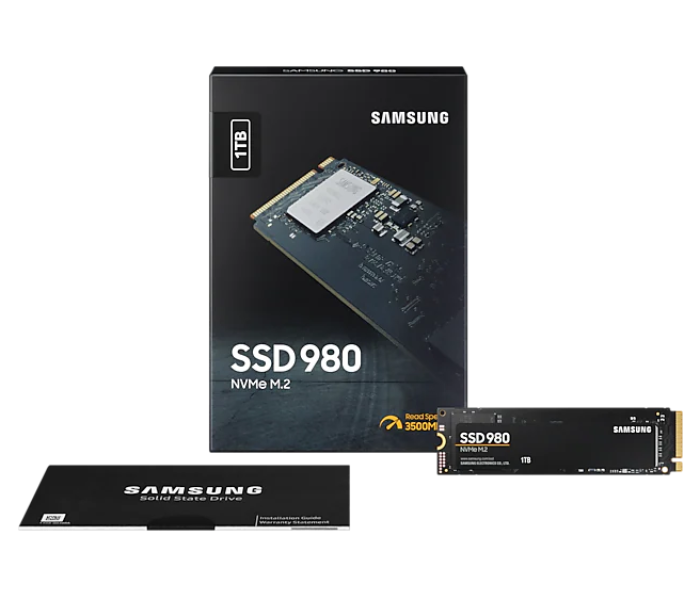 Samsung MZ-V8V1T0BW 980 1 TB PCIe 3.0 Internal Solid State Drive - Black - Zoom Image 3