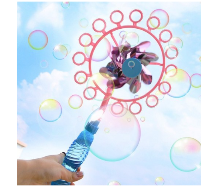 Generic Windmill Bubble Machine Colorful Bubble Stick with liquid  - Zoom Image 1