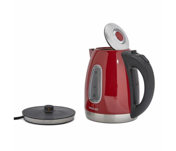 Mebashi ME-KT1102SSRD 1850 - 2200 Watts 1.7 Litre Electric Kettles - Red - Zoom Image 2