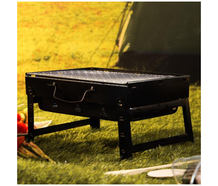 Royalford RF10358 Barbeque Stand With Grill - Black - Zoom Image 2