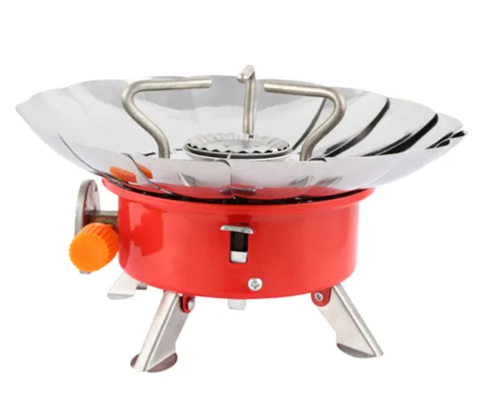 Kovar K-203 2800Watts Copper Stainless Steel Windproof Camping Stove - Red and Silver - Zoom Image 1