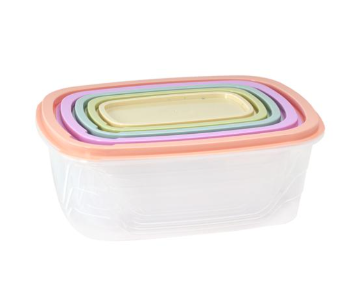 Royalford RF10240 5 Piece Plastic Storage Container Set - Zoom Image 1