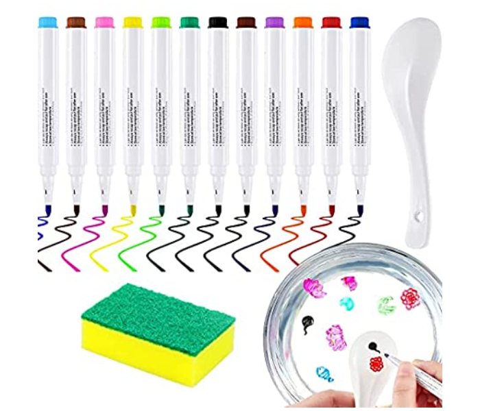 Generic Magical Doodle Drawing Water Painting Pens with A Ceramic Spoon for Kids - Zoom Image 1