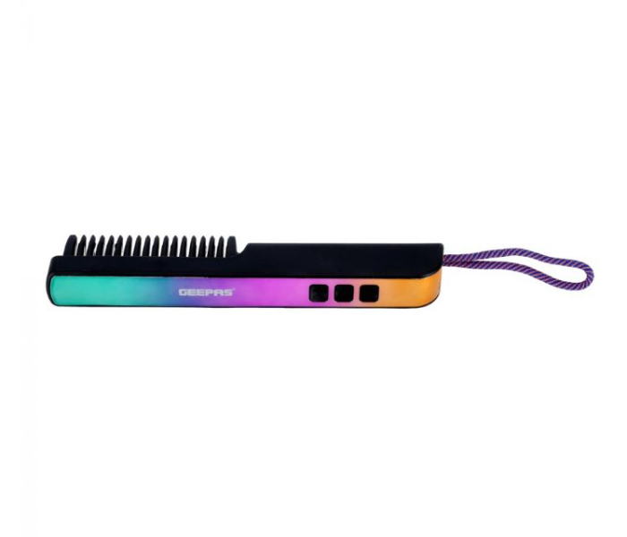 Geepas GHBS86056 Rechargeable Hair Brush - Black - Zoom Image 1