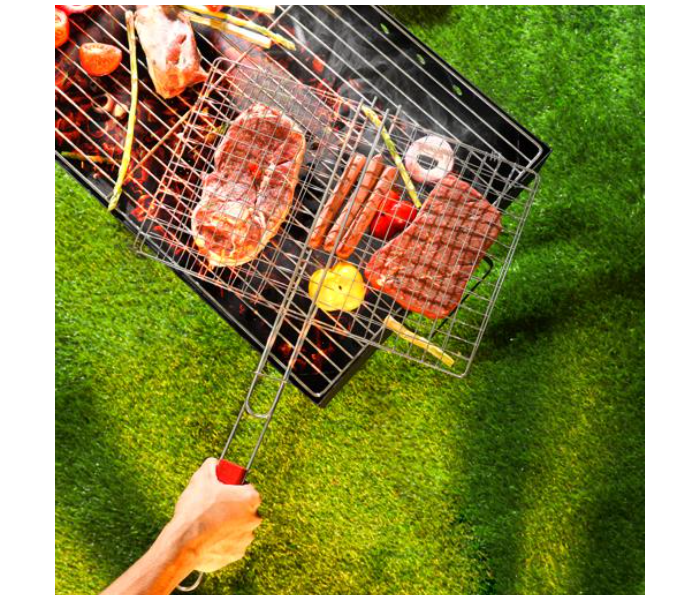 Royalford RF10377 Chromium Plated Iron Barbeque Grill - Silver - Zoom Image 4