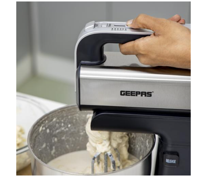 Geepas GSM43043 220 Watts Stand Mixer - Black and Silver - Zoom Image 4