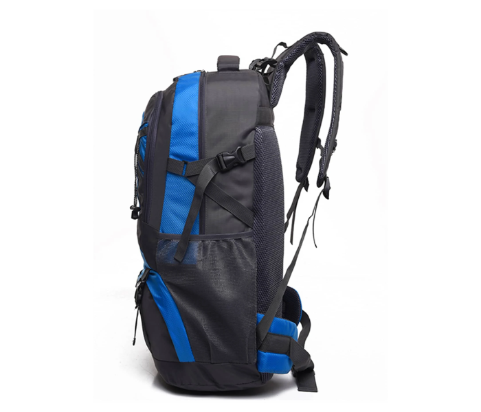 Galaxy Mountain and Letter Graphic Mesh Panel Hiking Backpack - Blue - Zoom Image 4