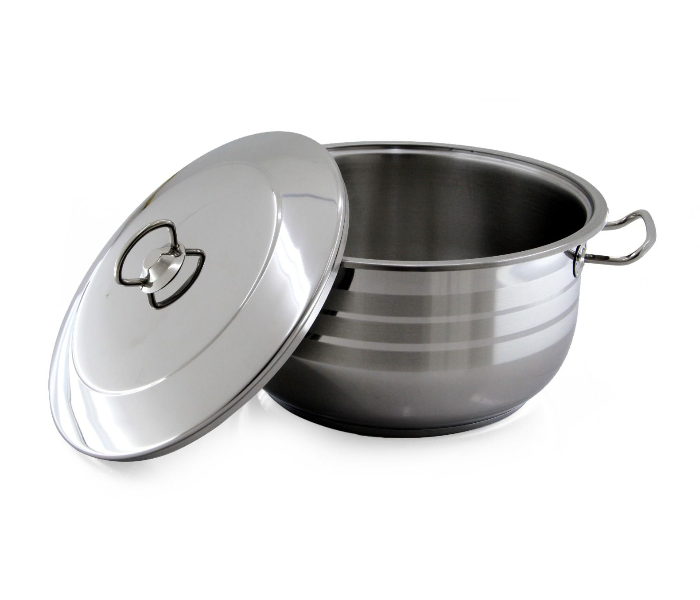 Gitco R182 30 cm Royal Stainless Steel Deep Pot With Lid - Silver - Zoom Image 3