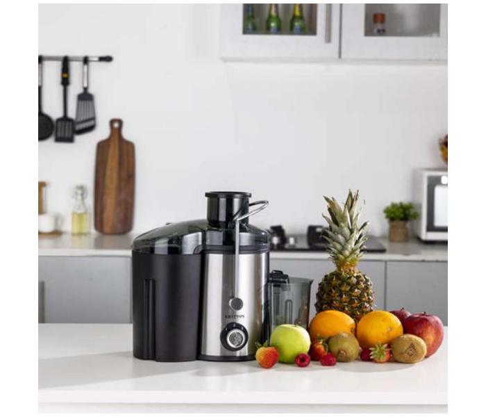 Krypton KNJE6302 450ml Stainless Juice Extractor - Black and Silver - Zoom Image 4