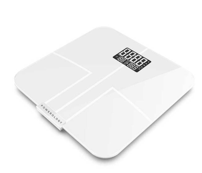 Powerology PFBSSWH Body Weighing Scale - White - Zoom Image 2