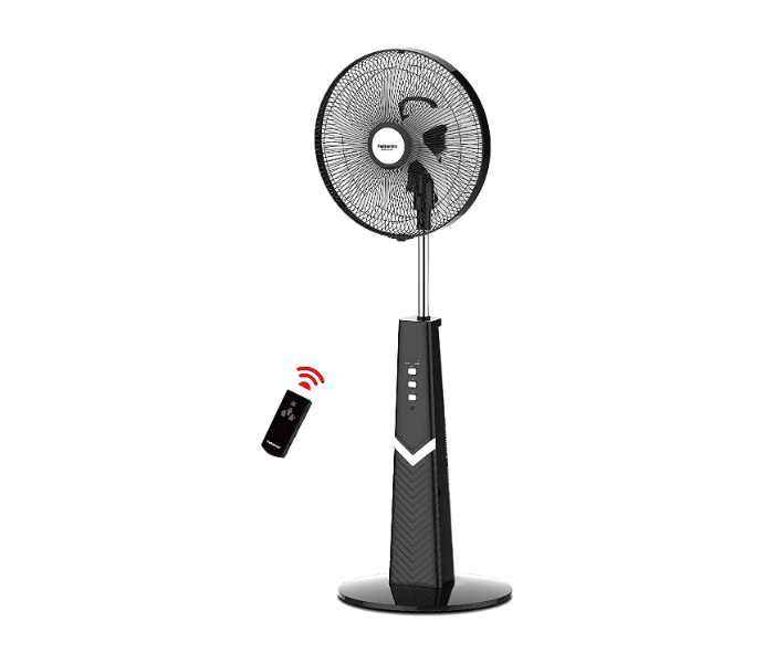 Telionix TSF2250 16 Inch Rechargeable Stand Fan - Black - Zoom Image 1