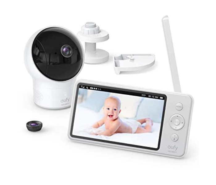 Anker T83002D3 Space View Baby Monitor B2C - UK - Grey and White - Zoom Image 1