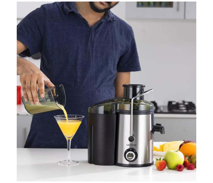 Krypton KNJE6302 450ml Stainless Juice Extractor - Black and Silver - Zoom Image 5