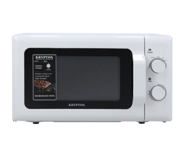 Krypton KNMO6363 Microwave Oven 20L Oven With Defrost - White - Zoom Image 1