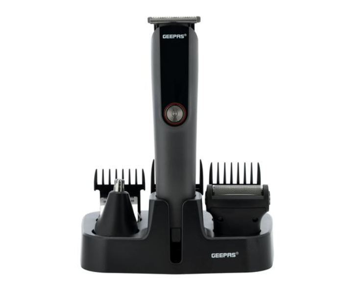 Geepas GTR56048 Digital Rechargeable 11-in-1 Grooming Kit - Black - Zoom Image 1